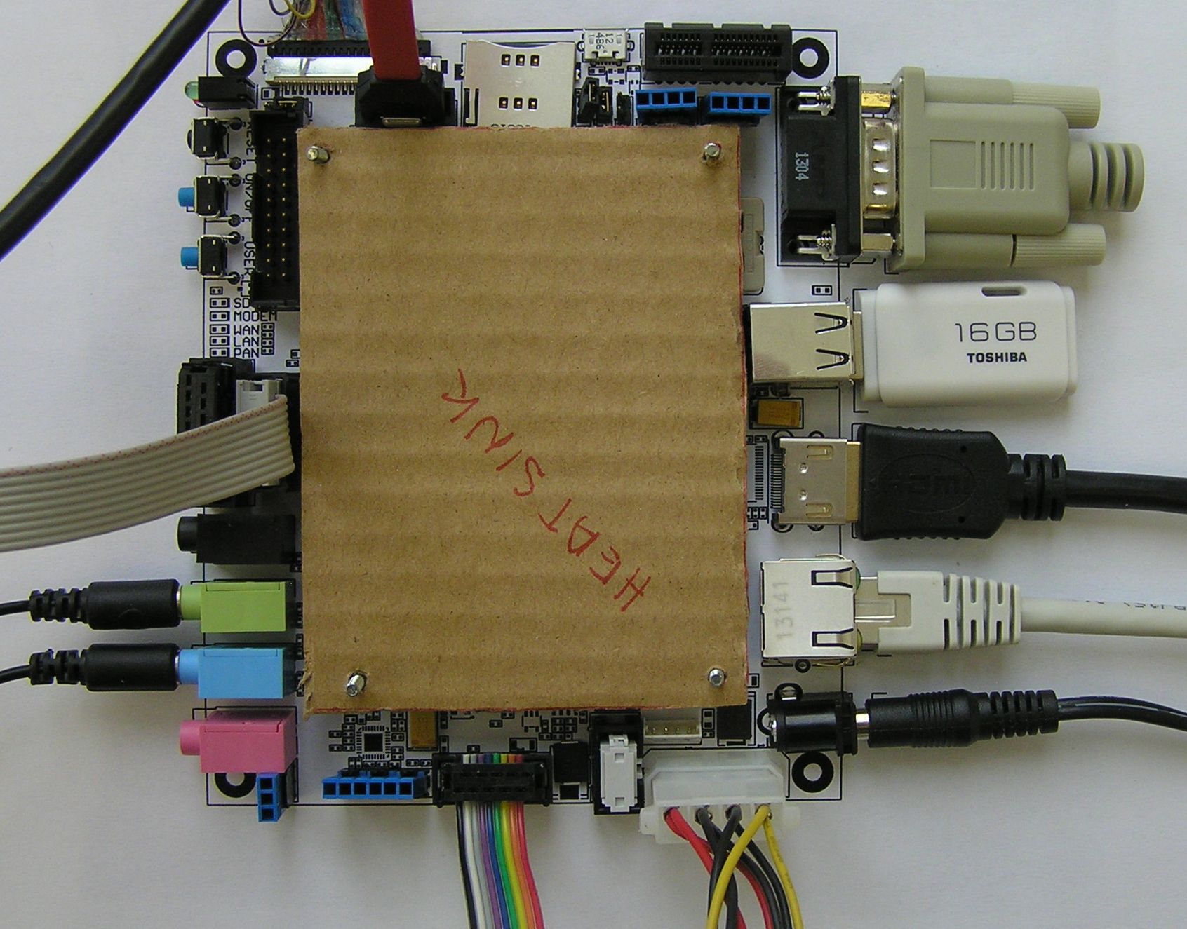 iMX6 Rex Development Baseboard - Paper PCB - With Heatsink