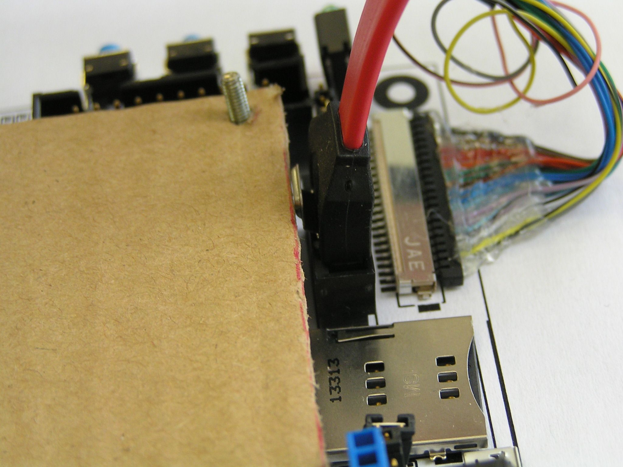 Sata and lvds detail