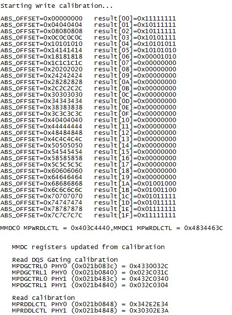 freescale imx6 ddr3 calibration